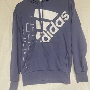 Adidas Men's Blue Hoodie